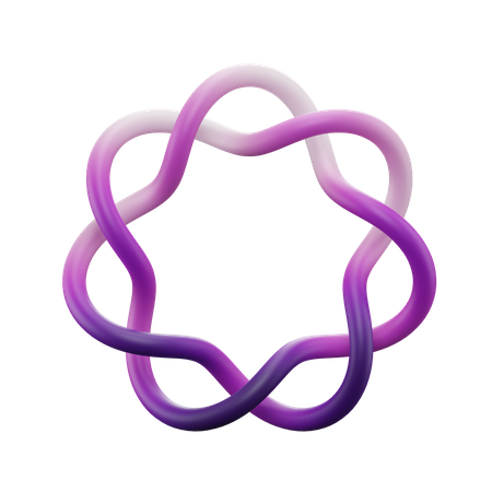 Poly-Twist-Knoten  3D Icon