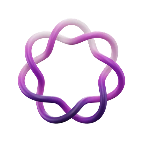 Poly-Twist-Knoten  3D Icon