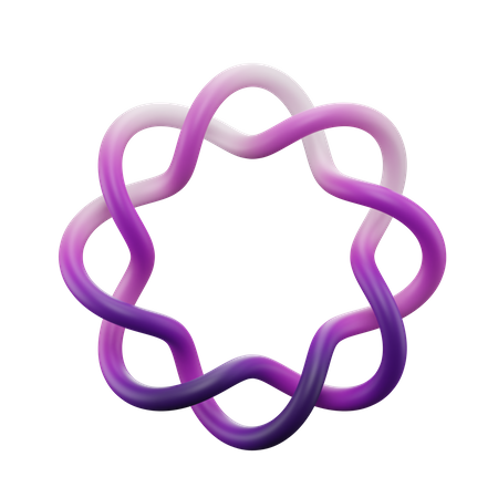 Poly-Twist-Knoten  3D Icon