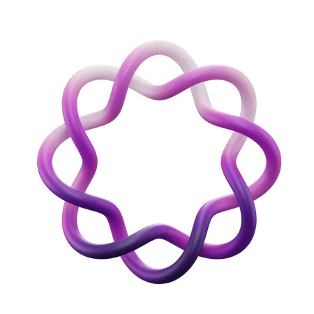 Poly-Twist-Knoten  3D Icon