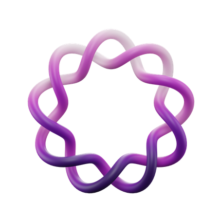 Poly-Twist-Knoten  3D Icon