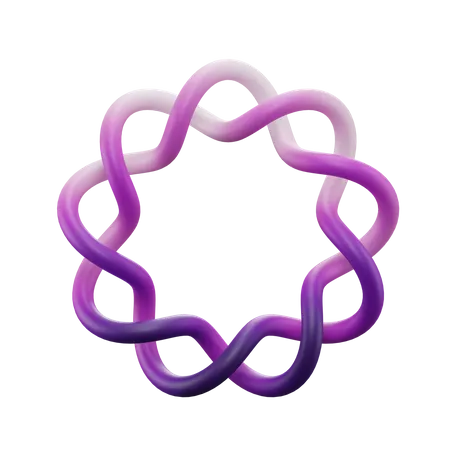 Poly-Twist-Knoten  3D Icon