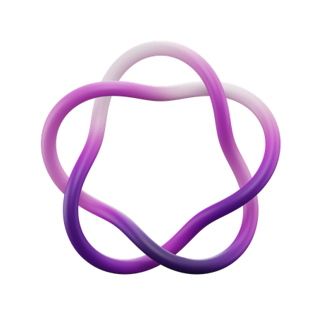 Poly Twist Knots 3D Icon