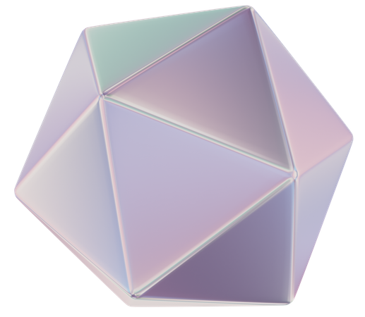 Polygon  3D Icon