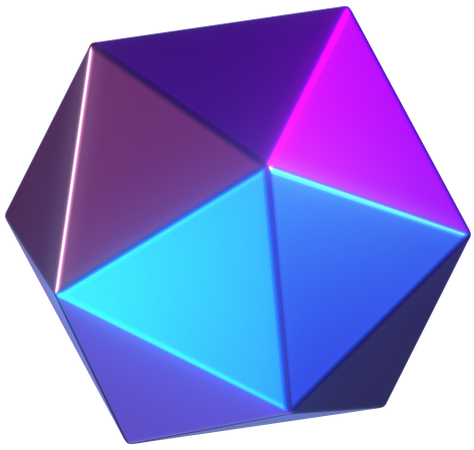 Polygon  3D Icon