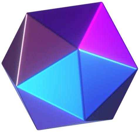 Polygon  3D Icon