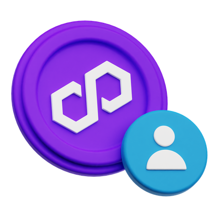 Polygon Account  3D Icon