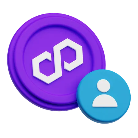 Polygon Account  3D Icon