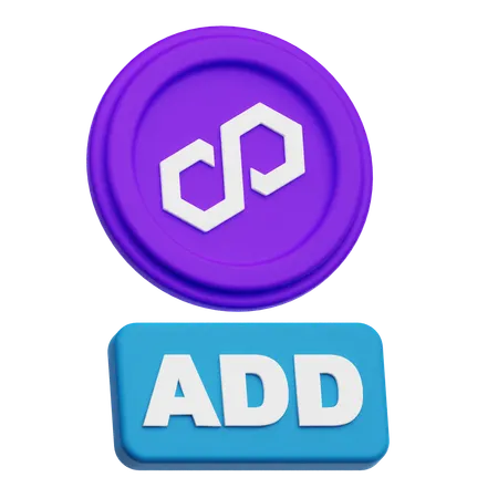 Polygon Add  3D Icon