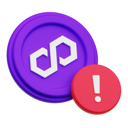 Polygon Alert  3D Icon
