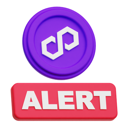 Polygon Alert  3D Icon