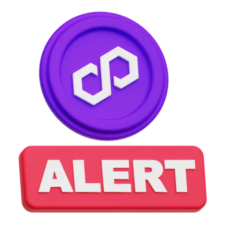 Polygon Alert  3D Icon