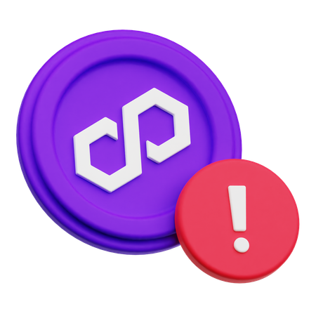 Polygon Alert  3D Icon