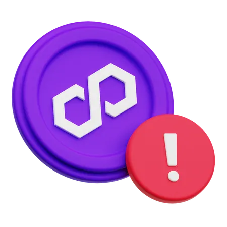 Polygon Alert  3D Icon