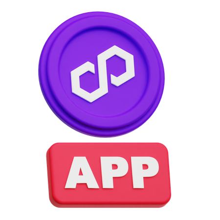 Polygon App  3D Icon