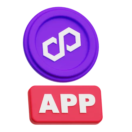 Polygon App  3D Icon