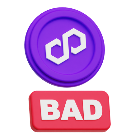 Polygon Bad  3D Icon