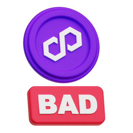 Polygon Bad  3D Icon