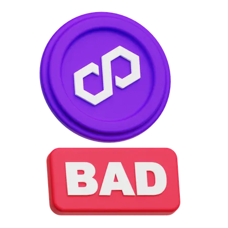 Polygon Bad  3D Icon