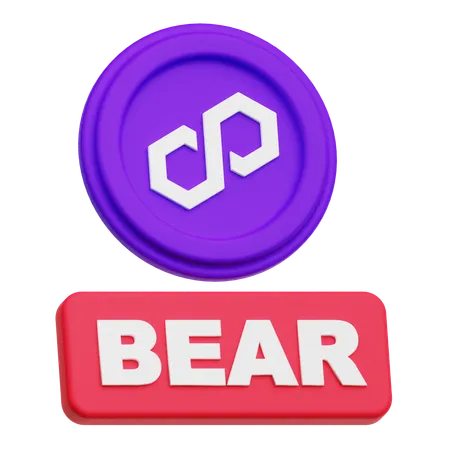 Polygon Bear  3D Icon
