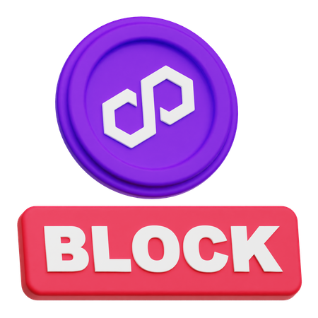 Polygon Block  3D Icon