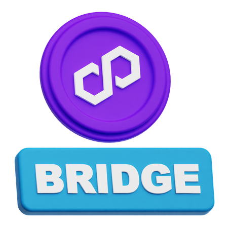 Polygon Bridge  3D Icon