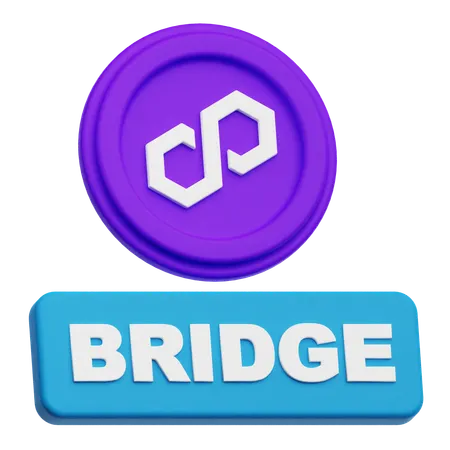 Polygon Bridge  3D Icon