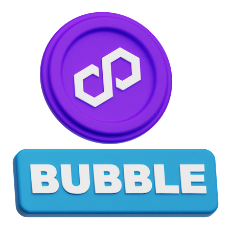 Polygon Bubble  3D Icon