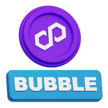 Polygon Bubble  3D Icon