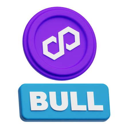 Polygon Bull  3D Icon