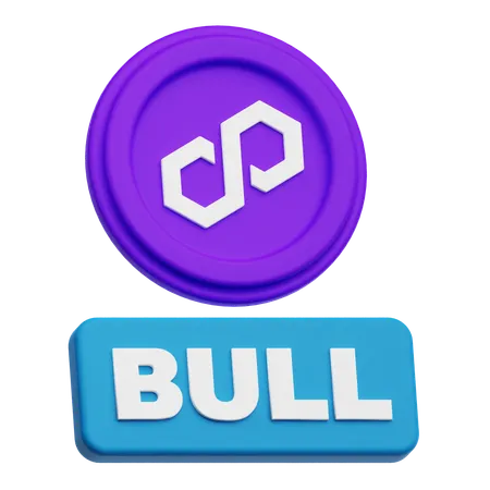 Polygon Bull  3D Icon