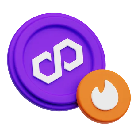 Polygon Burn  3D Icon