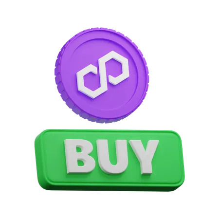 Polygon Buy  3D Icon
