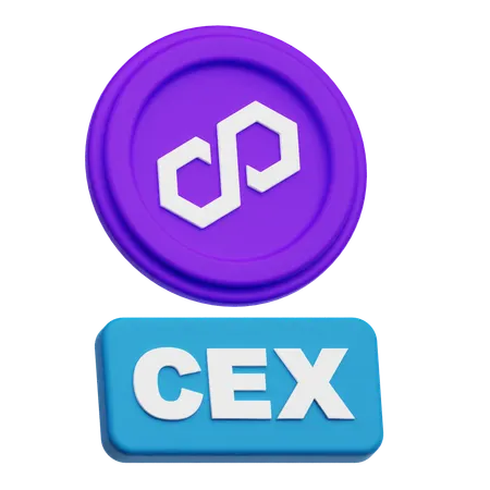 Polygon Cex  3D Icon