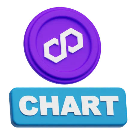 Polygon Chart  3D Icon