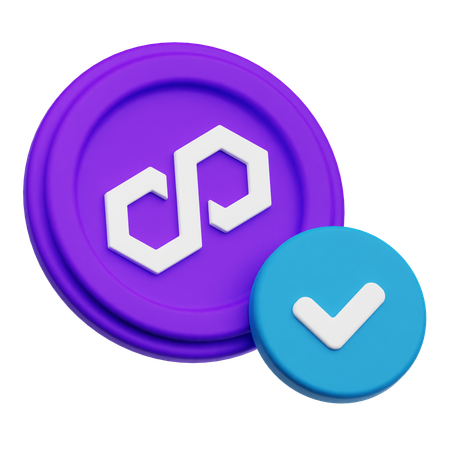 Polygon Check  3D Icon