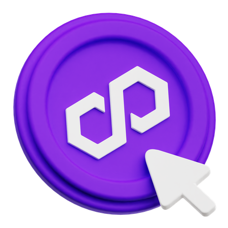 Polygon Click  3D Icon