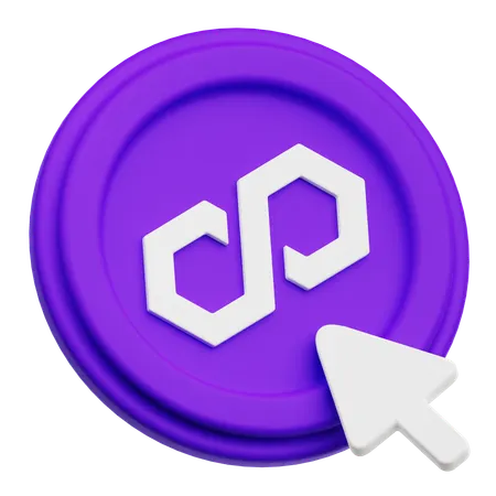 Polygon Click  3D Icon