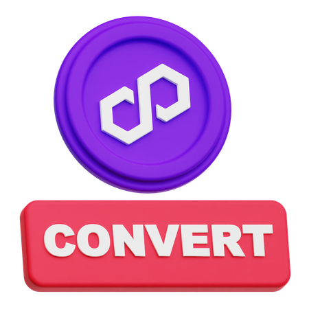 Polygon Convert  3D Icon