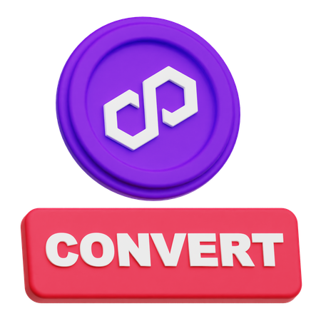 Polygon Convert  3D Icon