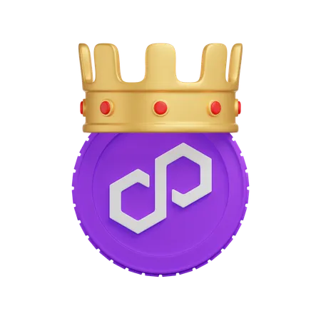 Polygon Crown  3D Icon