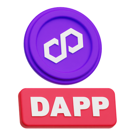 Polygon Dapp  3D Icon