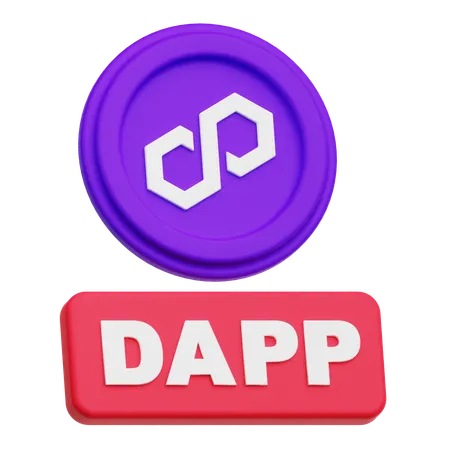 Polygon Dapp  3D Icon