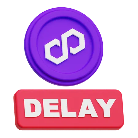 Polygon Delay  3D Icon