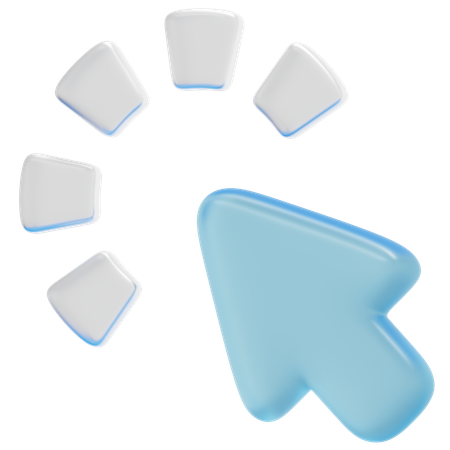 Polygon Dot Pointer  3D Icon