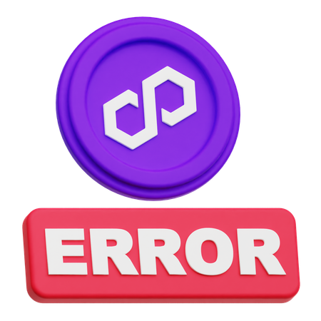 Polygon Error  3D Icon