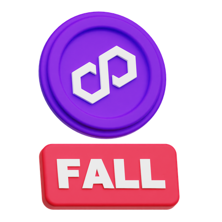 Polygon Fall  3D Icon