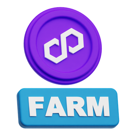 Polygon Farm  3D Icon