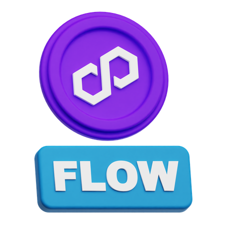 Polygon Flow  3D Icon
