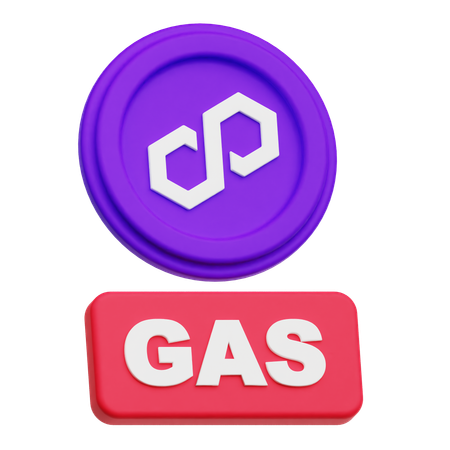 Polygon Gas  3D Icon
